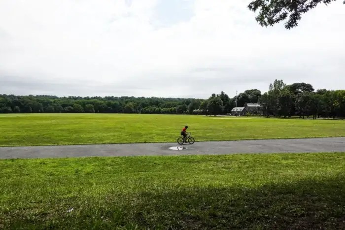 Van Cortlandt Park is seen.