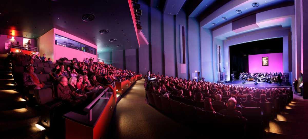 photo shows inside of the main theater