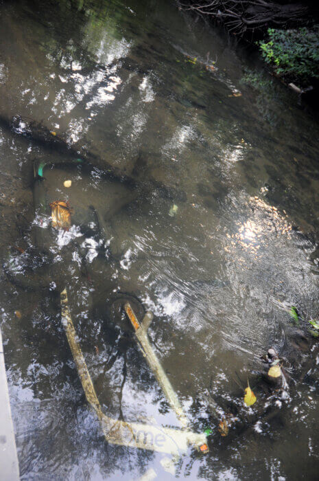 two scooters underwater