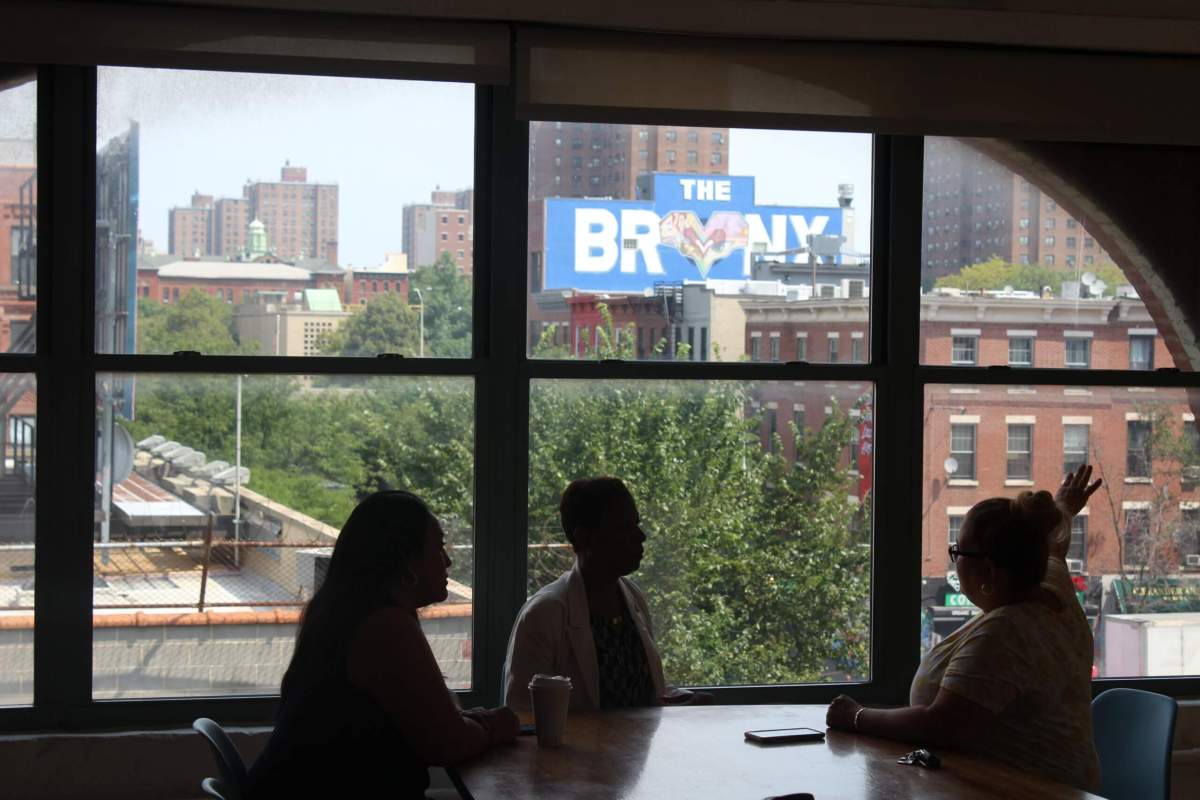 New York City Councilmembers Amanda Farías, Adrienne Adams and Diana Ayala visit the Ghetto Film School on Monday, Aug. 21, 2023 after committing a total of $110,000 to the nonprofit for FY24.