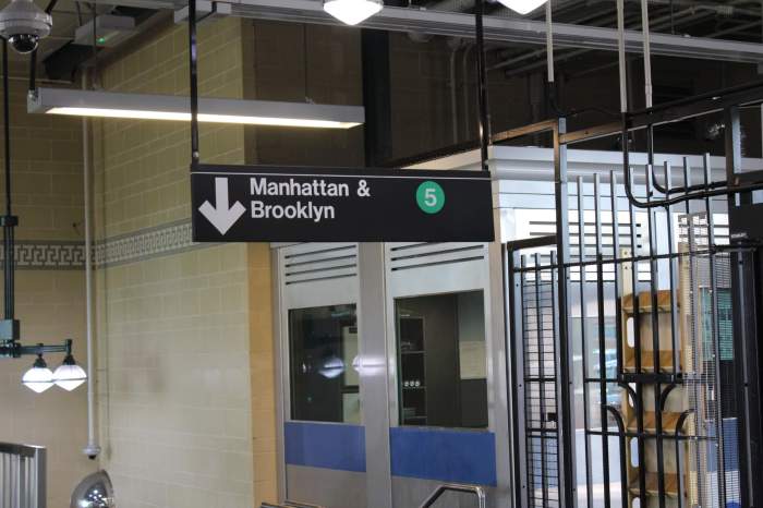 Southbound 5 trains pass through the Gun Hill Road subway station in the Bronx on Tuesday, July 25, 2023.