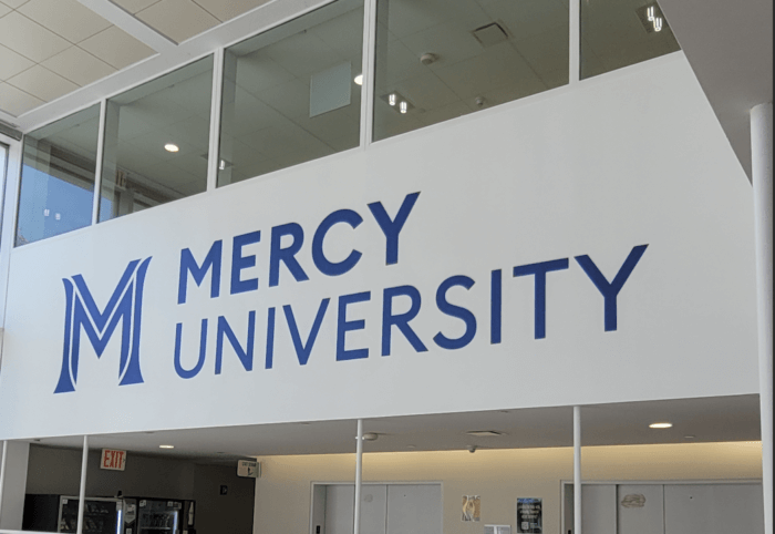 Mercy College announces its formal name change to Mercy University on Tuesday, Aug. 22, 2023. 