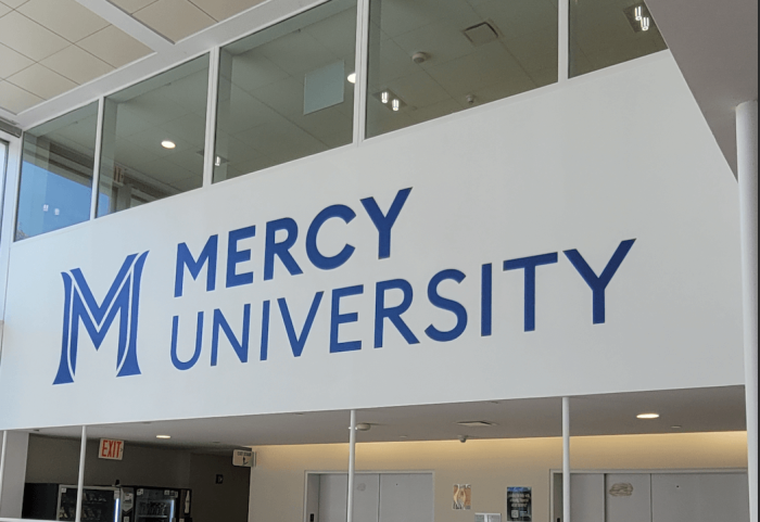Mercy College announces its formal name change to Mercy University on Tuesday, Aug. 22, 2023.