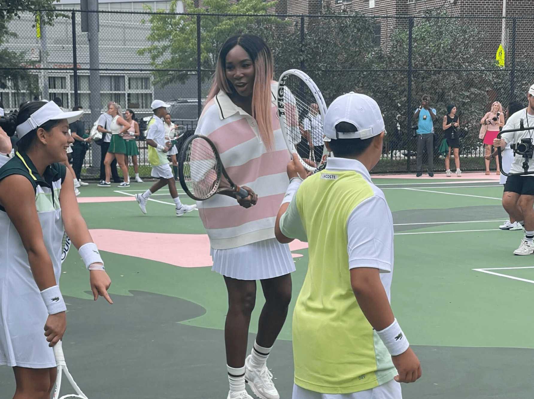 Lacoste, tennis icon Venus Williams and City Parks Foundation