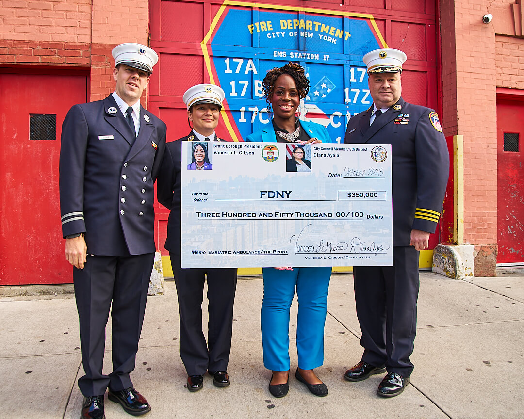 Gibson provides the first step in improving health infrastructure in the Bronx.