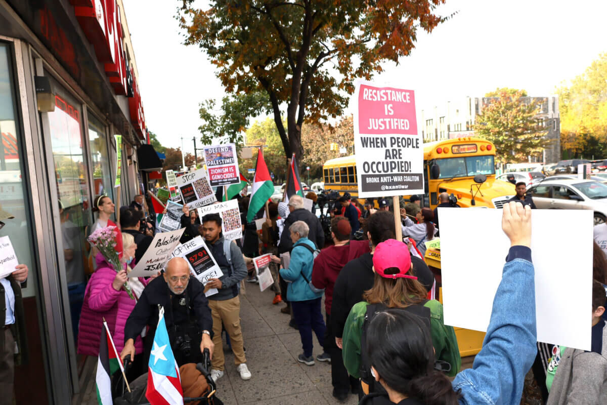 DSA rally against Ritchie Torres in the Bronx