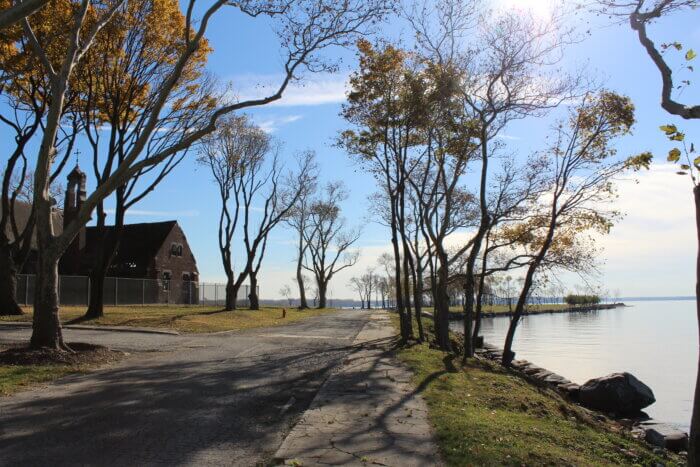 The island's pathways are now open to the public.