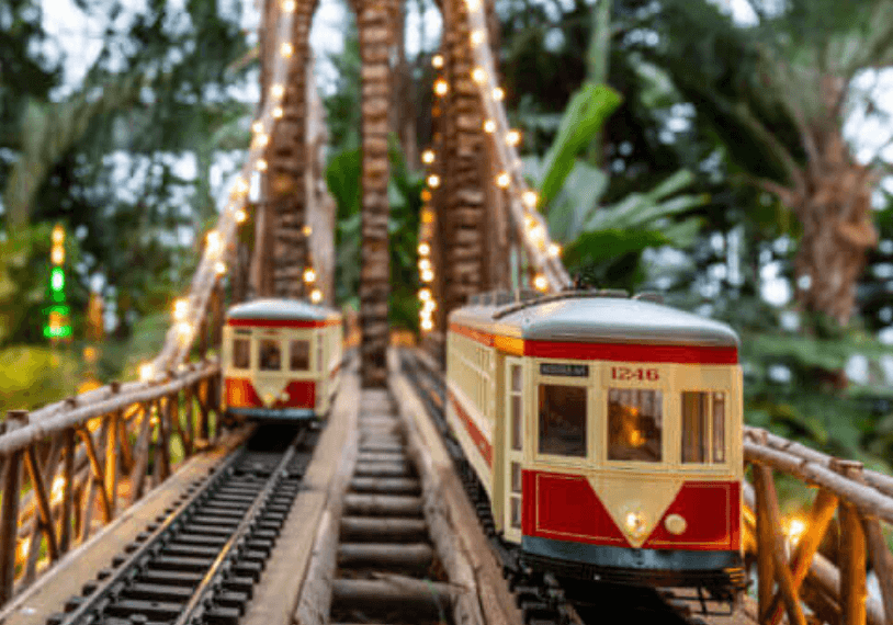 Join in on the holiday fun this weekend with a trip to the New York Botanical Garden.