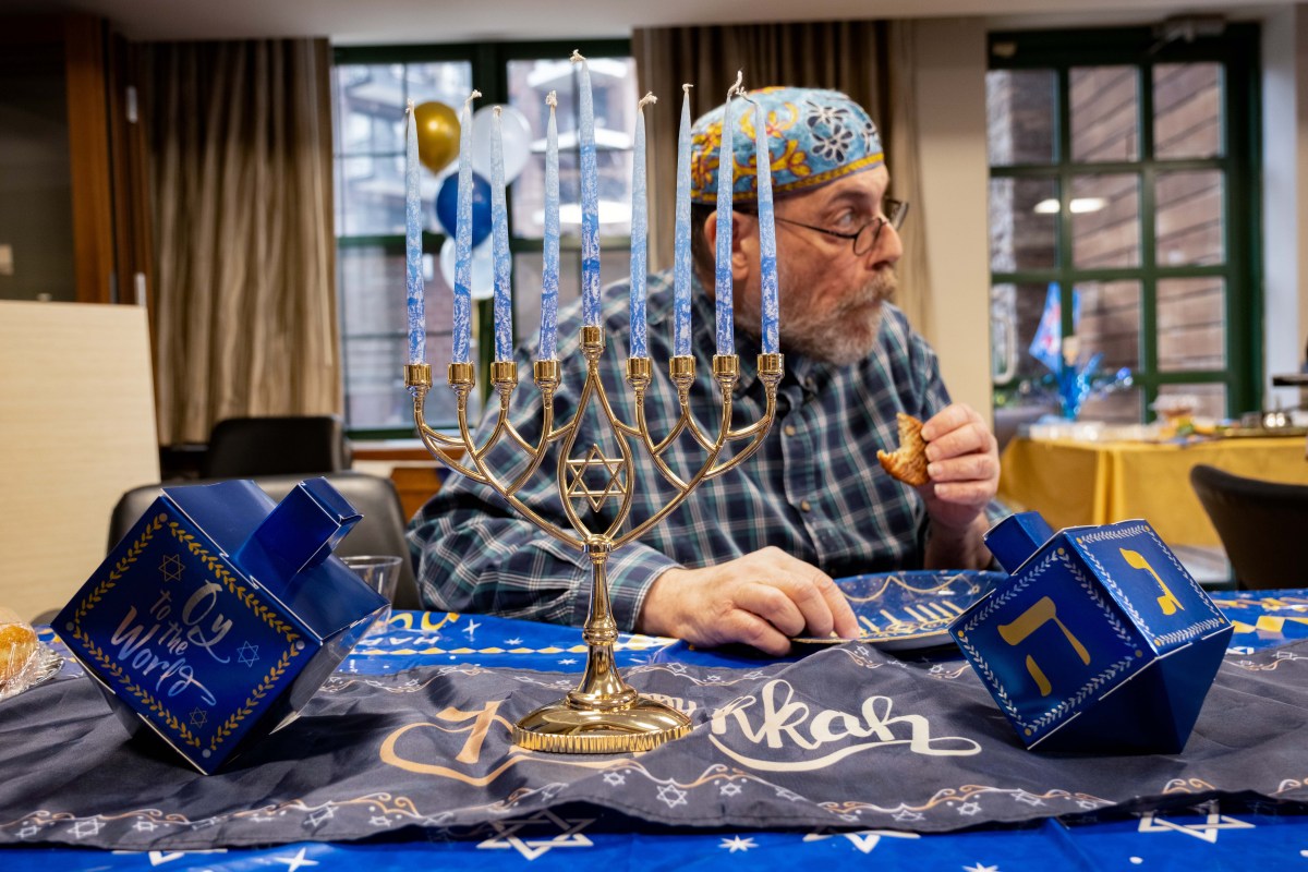 On Friday, Dec. 8, 2023, seniors at Atria Senior Living celebrated the "Festival of Lights" with song, prayer and traditional foods.