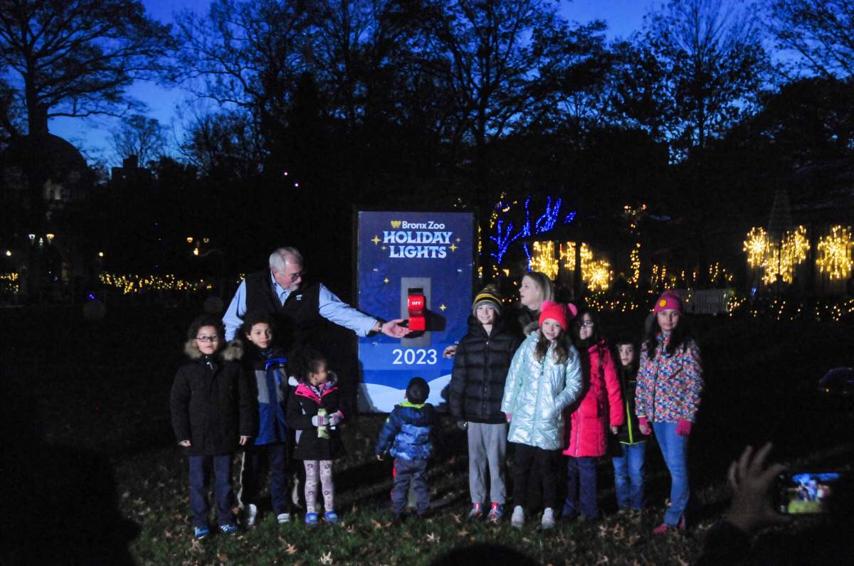 The Bronx Zoo's annual "Holiday Lights" are on display through Jan. 7.