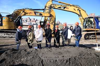The Lower Concourse Park is expected to be open to the public in 2026.