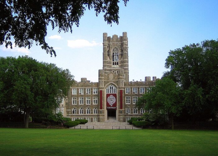 Fordham University located in Bronx, NY
