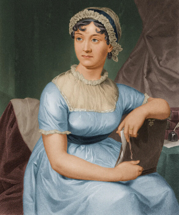 Meet English novelist Jane Austen, perhaps best known for Pride And Prejudice.