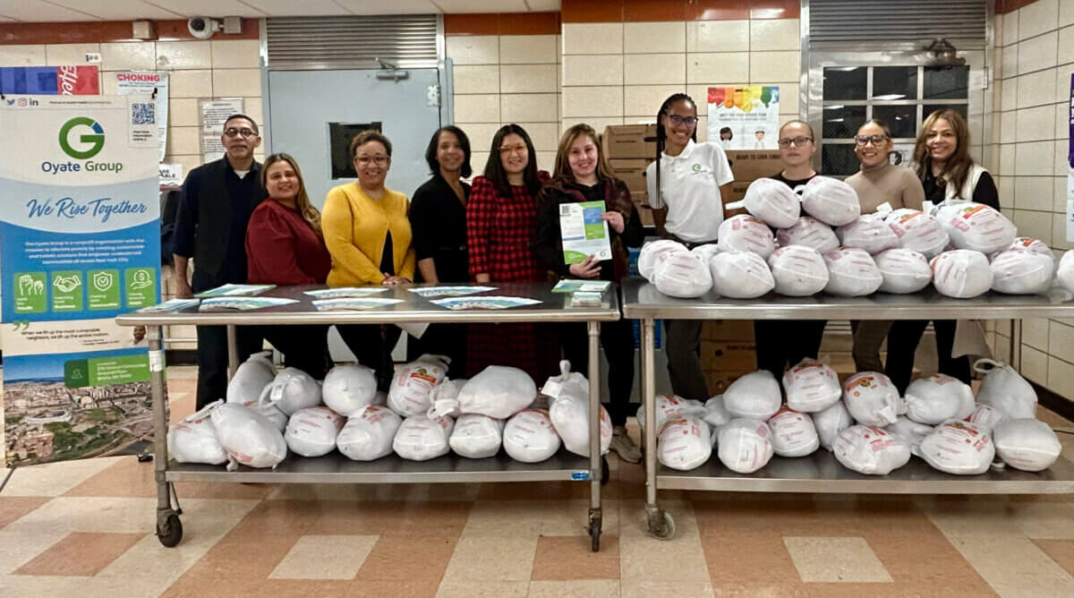 Oyate Group members distributed 2,000 turkeys on Nov. 29, 2023 in its fourth annual turkey drive for Thanksgiving.