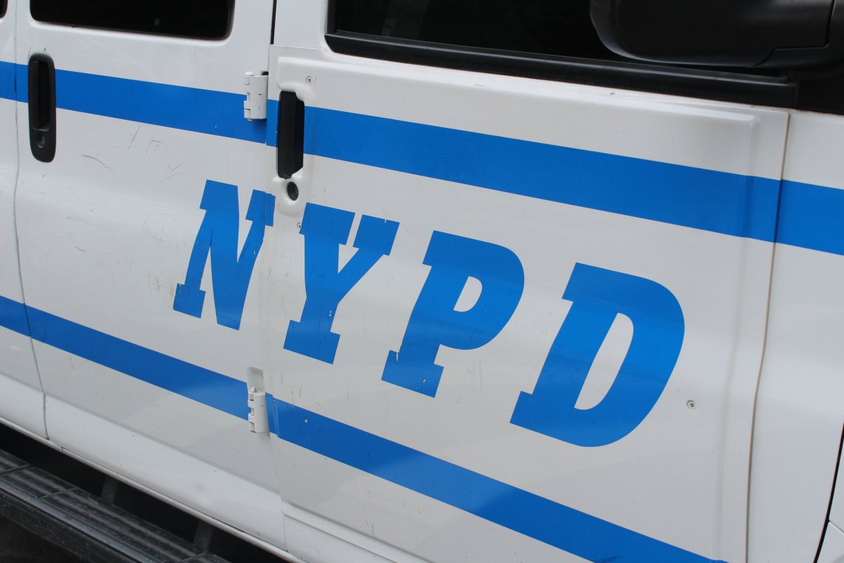NYPD logo on vehicle