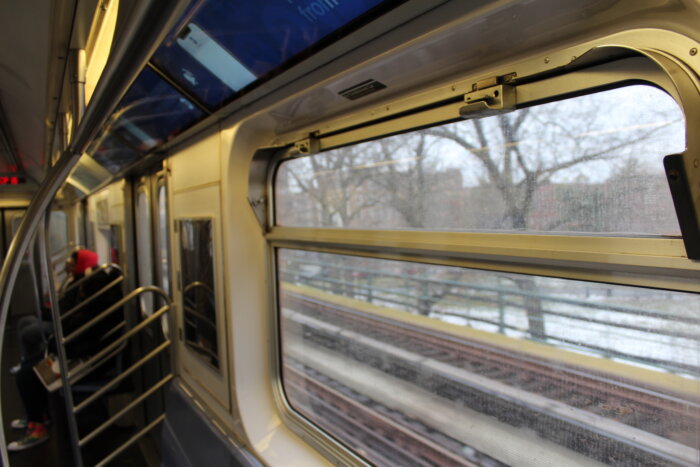 The 4 train heads north on Tuesday, Jan. 23, 2024.