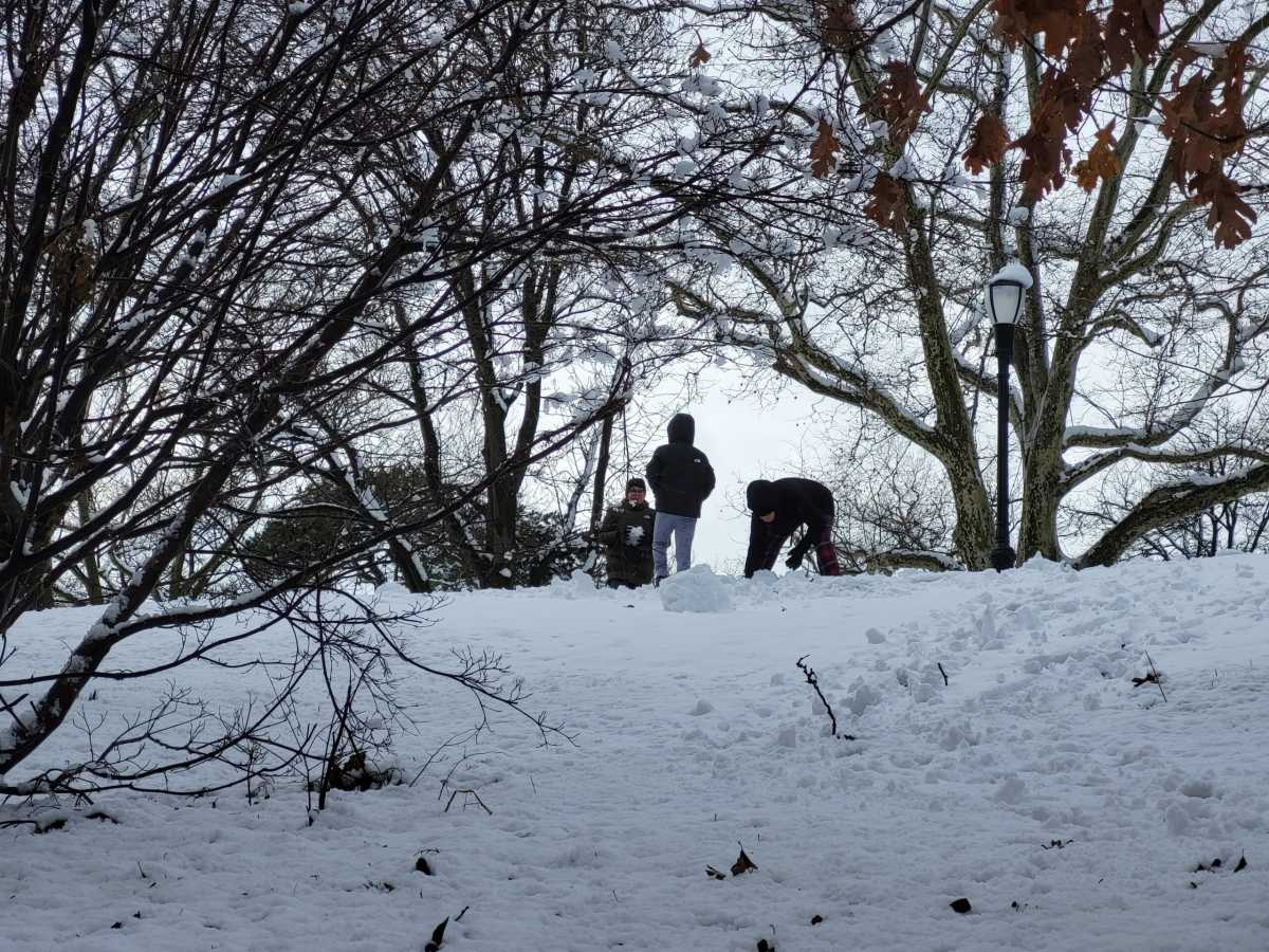 Kids play at Franz Sigel Park in the South Bronx on Tuesday, Feb. 13, 2024.