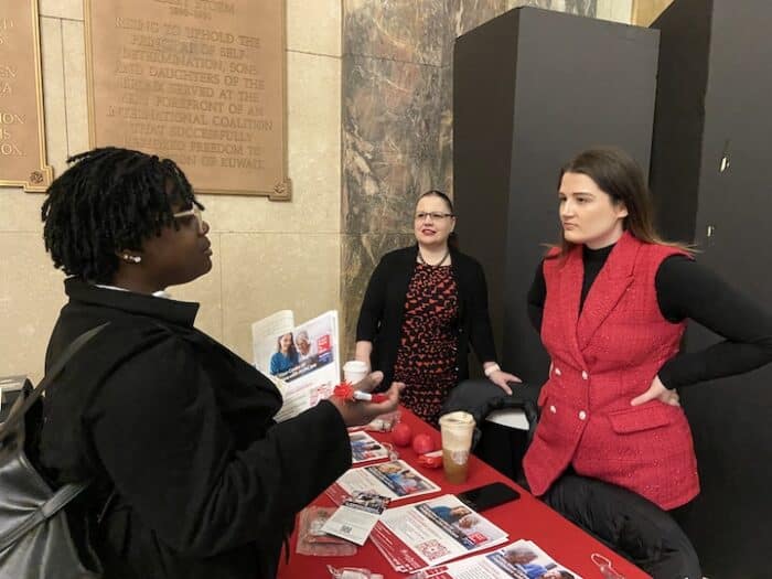 Recruiters present included those from hospitality and tech industries, emergency services, public safety, healthcare services, education and social service agencies.