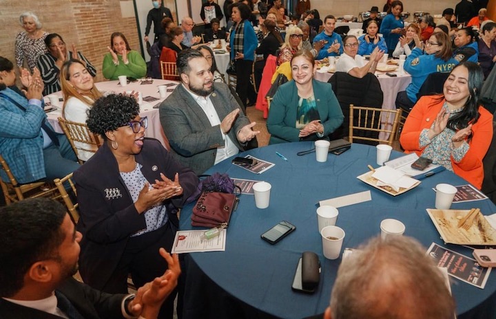 The event took place at the Bronx Zoo's Schiff Hall on Thursday, March 21.