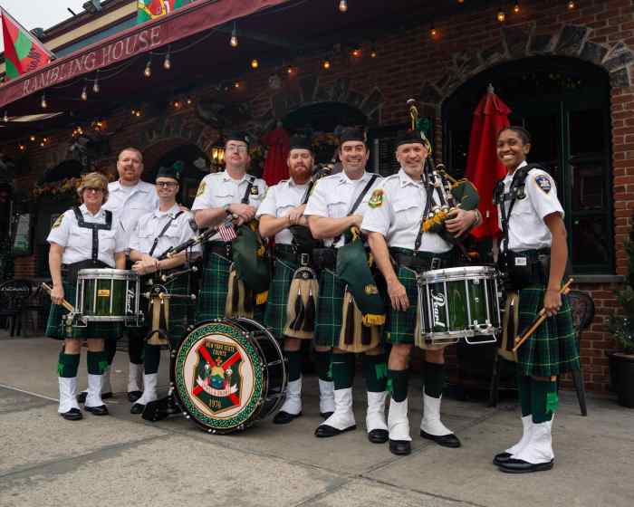 The event featured performances by various Irish performing groups in New York.