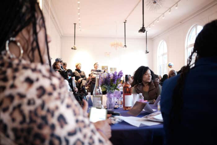 The Andrew Freedman House in the South Bronx surges with attendees of the Black Girl Magic: Economic Empowerment event on Saturday, March 16, 2024.