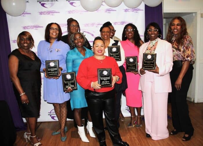 All the honorees at the smile together at the Empowerment Women event on March 9.