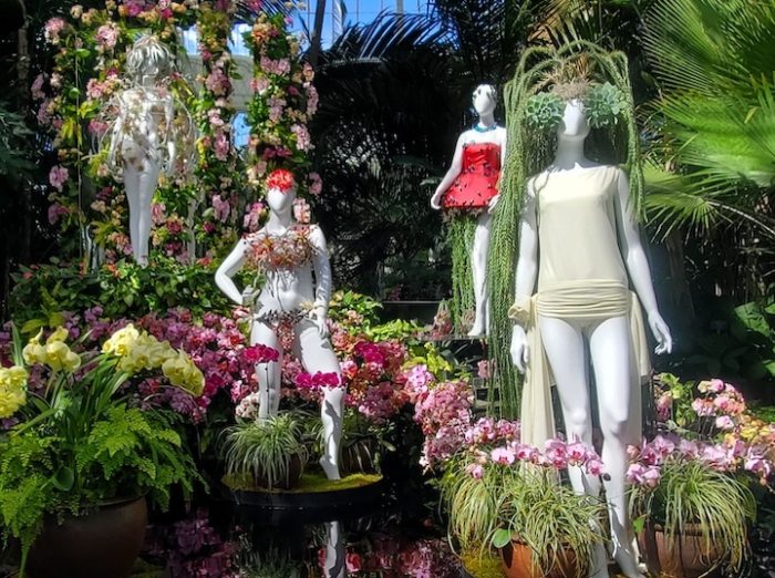A selection of designs from the Orchid Show are on display at the New York Botanical Garden.