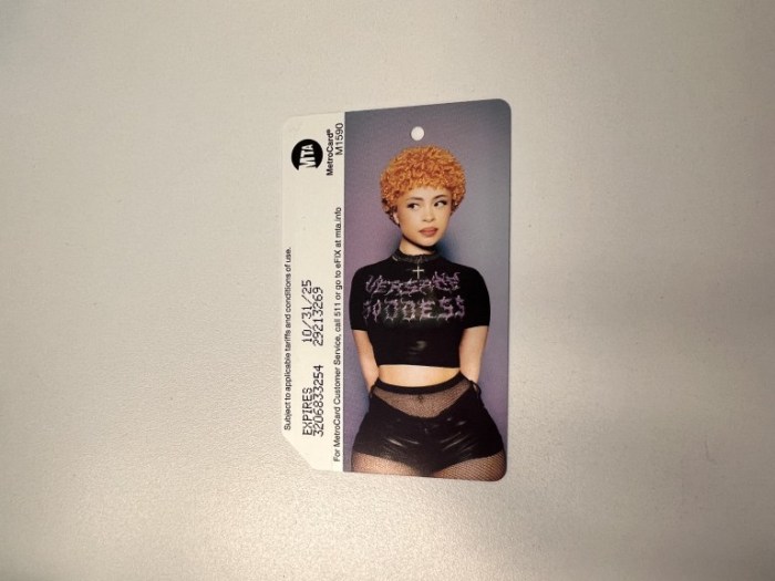 The MTA's limited-edition Ice Spice MetroCards.