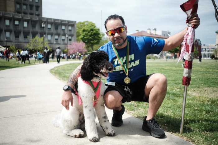 Luis Solitero participated in Run the Bronx to support veterans. He also stressed that he is running for veterans that can't, whether they be disabled or deceased. Solitero himself is an U.S. Army veteran.
