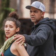 Authorities gather on West 192nd Street around the scene of a deadly accident that killed a teenage girl in the Bronx on Tuesday, May 28, 2024.