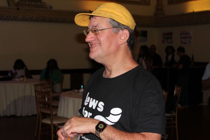 Robert Naiman travels from Chicago to Yonkers to support U.S. Rep. Jamaal Bowman's run for re-election in 2024.
