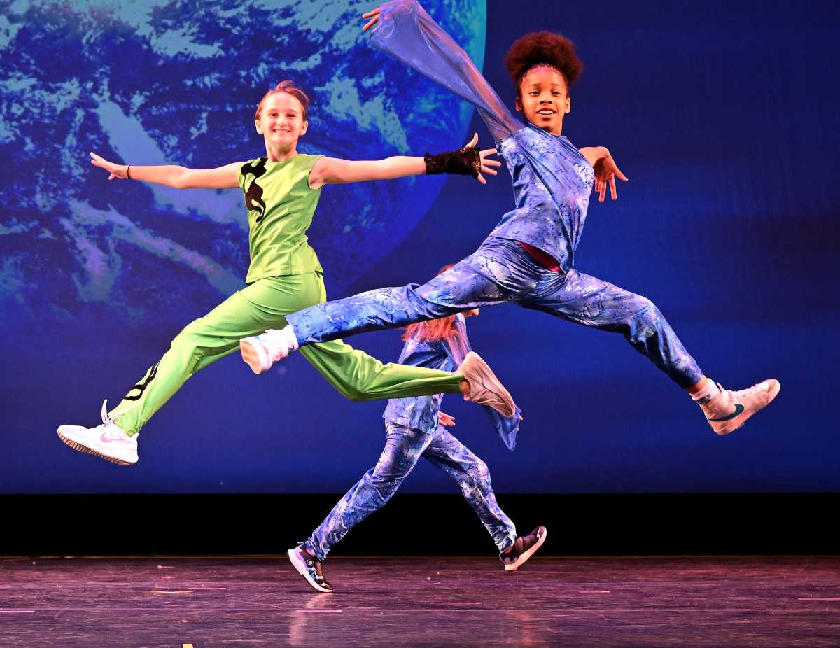 New York City public school students dance at the National Dance Institute's 2024 showcase. Photo Eduardo Patino