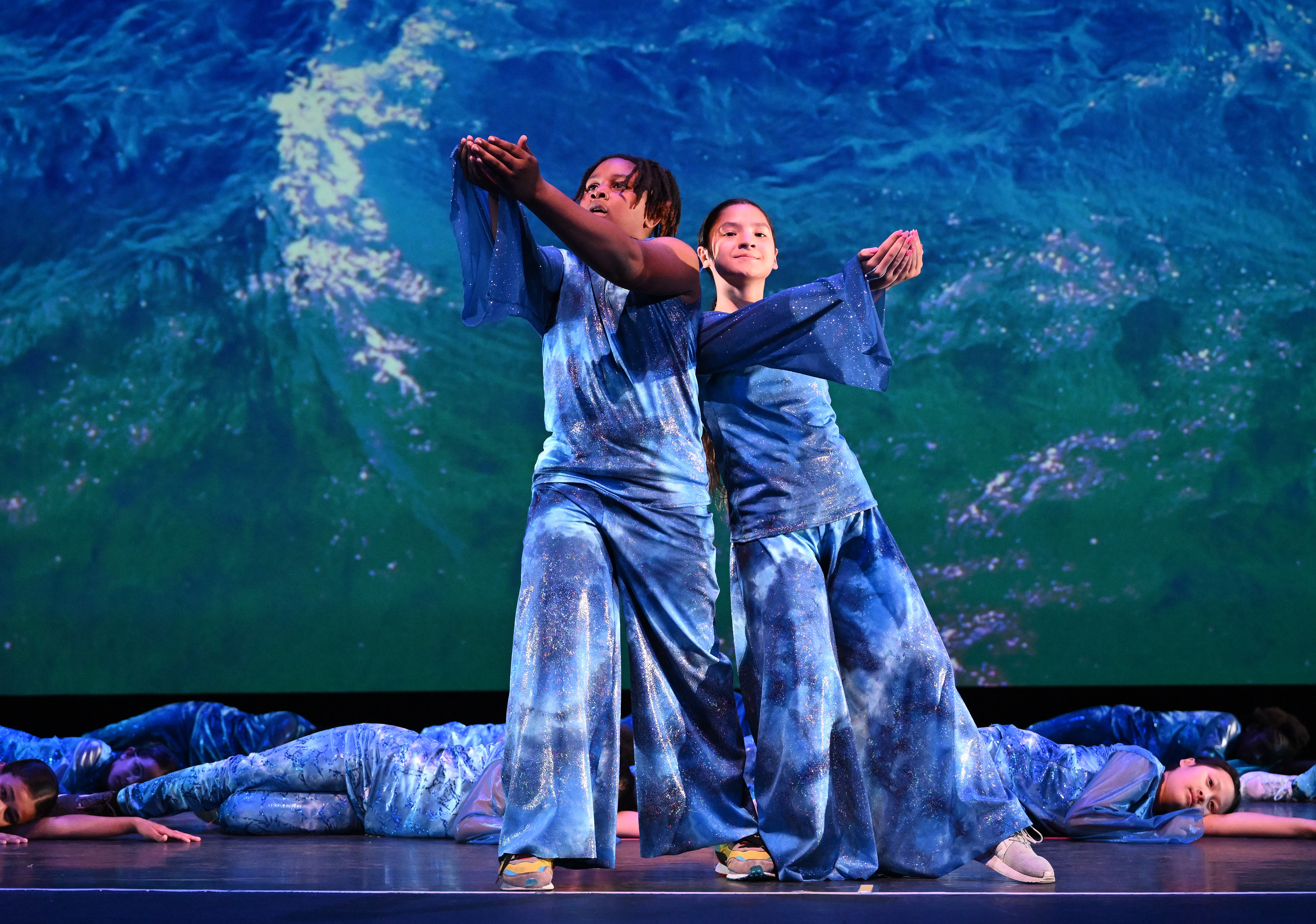 Bronx students perform at the National Dance Institute's Event of the Year. Photo Eduardo Patino