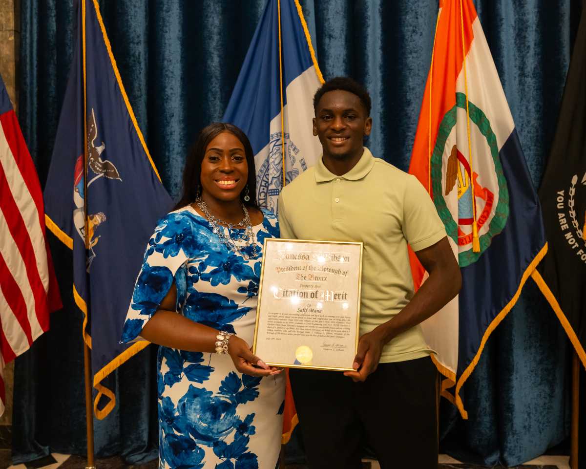 Vanessa Gibson and Salife Mane