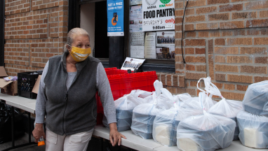 The Open Hand Association food pantry in Pelham Parkway is seeking $100,000 to upgrade its cooling equipment.