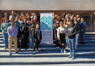 Previous class of volunteers with the Young Center for Immigrant Children's Rights, which is seeking multilingual Bronx volunteers.