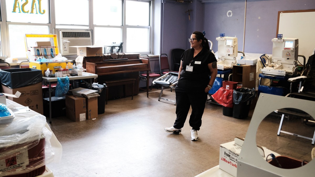 Van Cortlandt Jewish Center hosts a blood drive with New York Blood Center in the Bronx, N.y. on Sunday, July 28, 2024