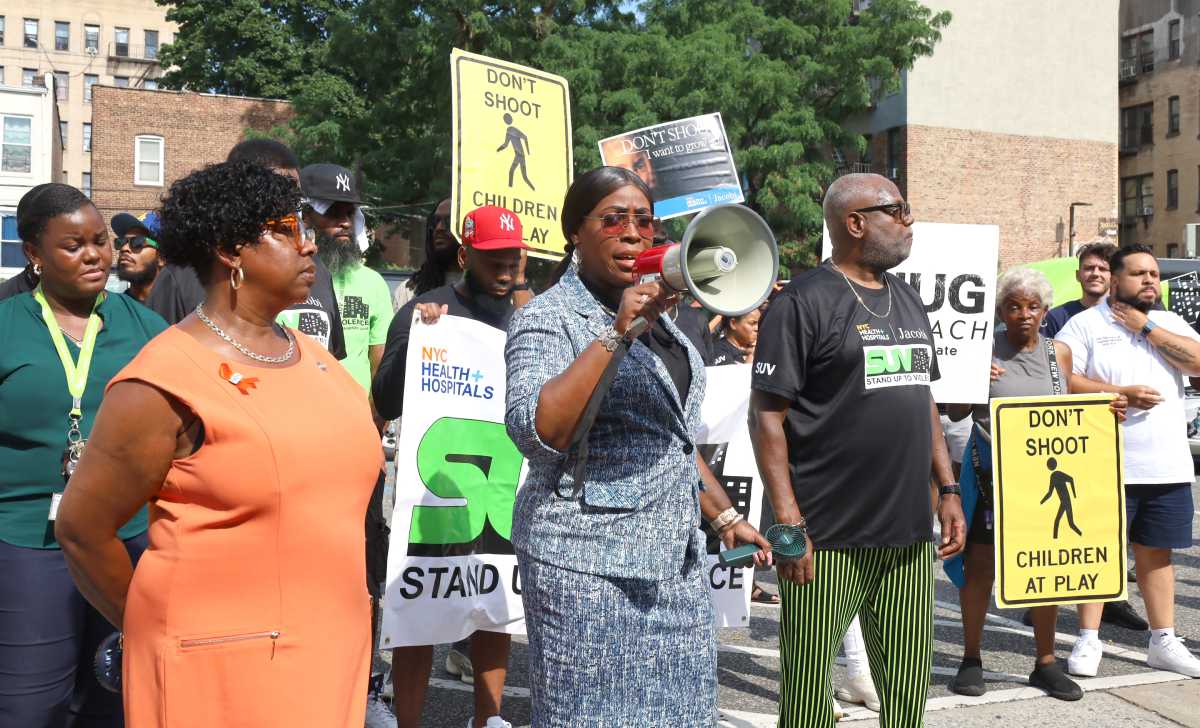 On Tuesday, July 9, local officials and community members rallied against gun violence after a shooting at a local McDonald's in Allerton.