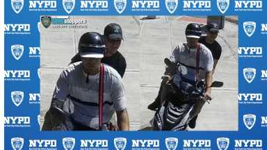 suspects seen on a scooter