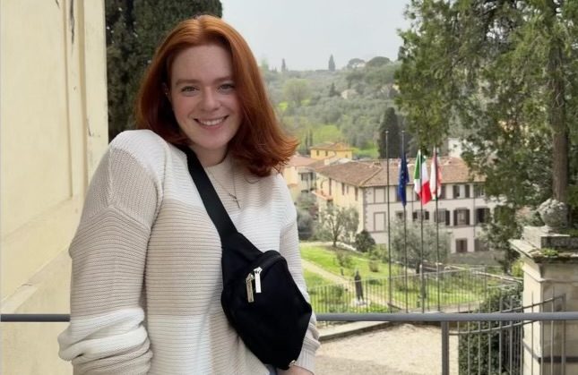 Preston High School graduate Danielle DeMattia in Italy.
