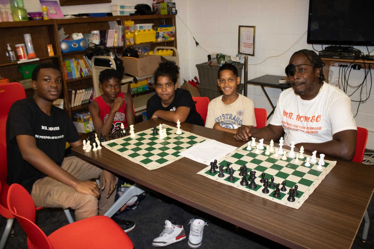 Young Kings and Queens Chess Club holds free program for kids at Edenwald Library