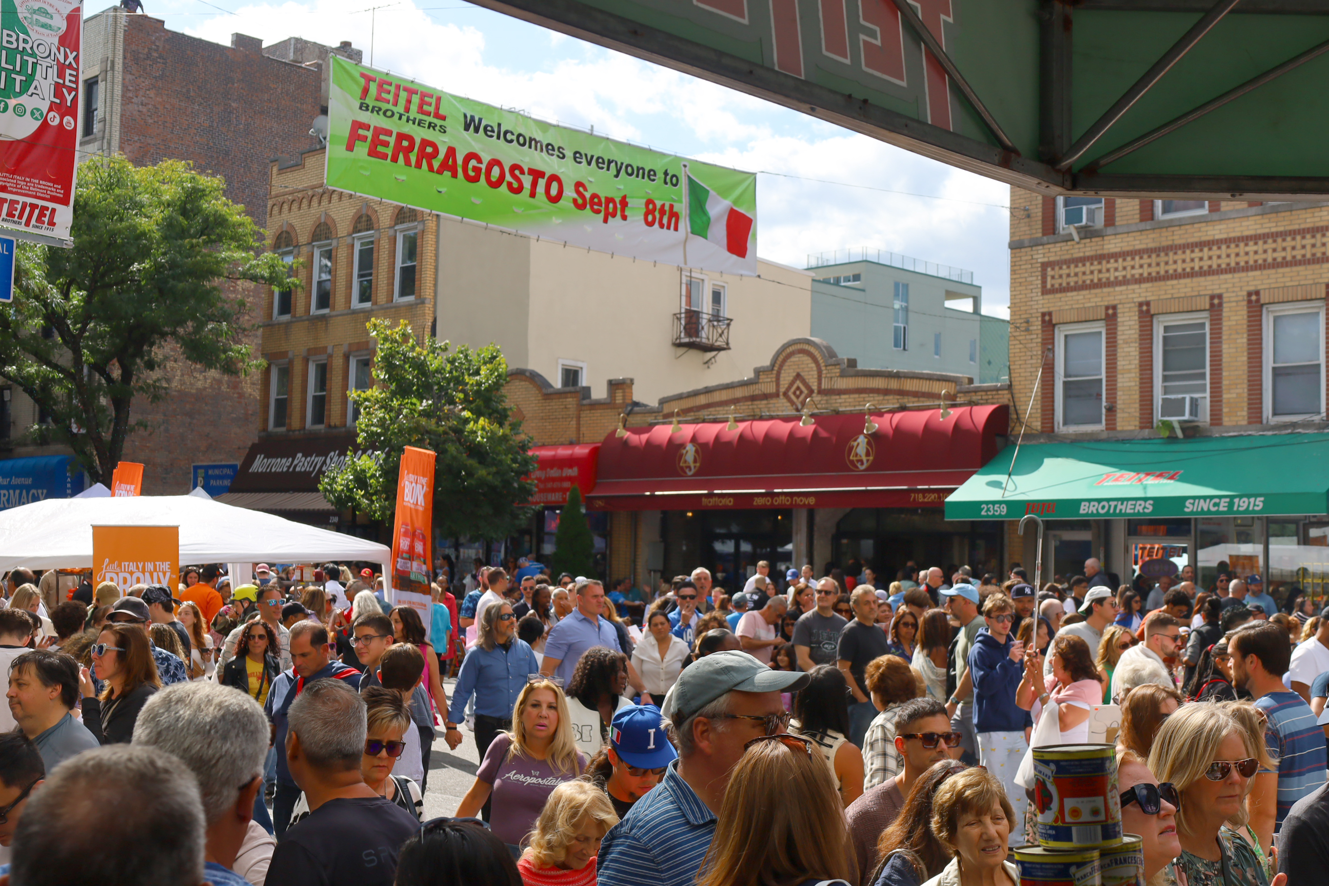 Thousands flock to the Bronx's Little Italy for a festive 27th