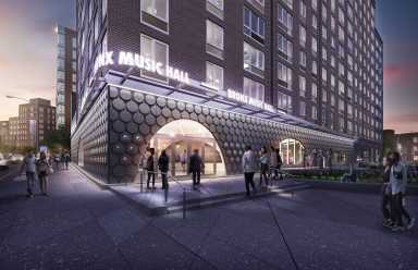 Renderings of the Bronx Music Hall