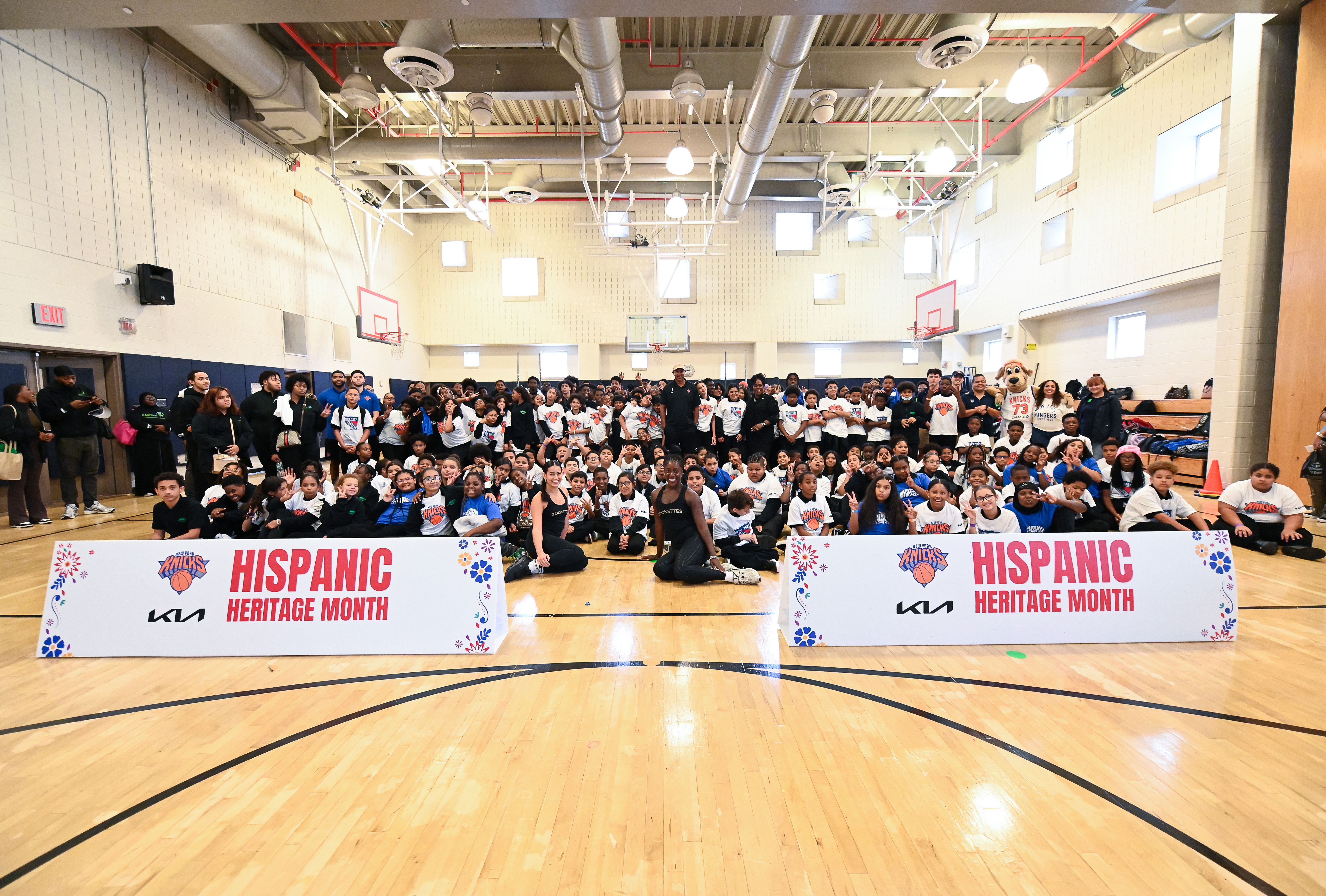 New York sports and dance legends visit Highbridge Green School