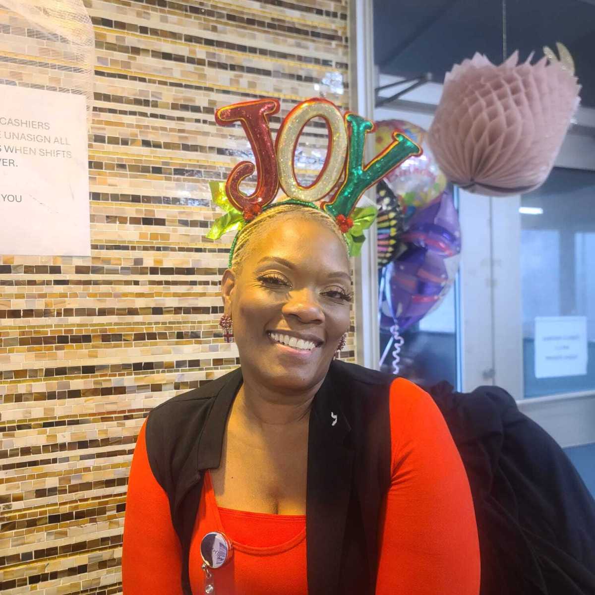 Montefiore coffee shop cashier, Elaine Gibson has spent nearly a decade helping homeless women in the Bronx through donating clothes, hygiene products, socks, coats and food.