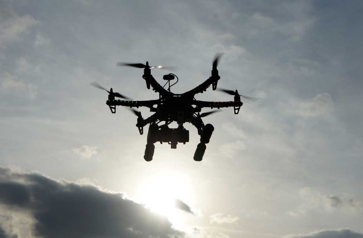 Drone at Sunset
