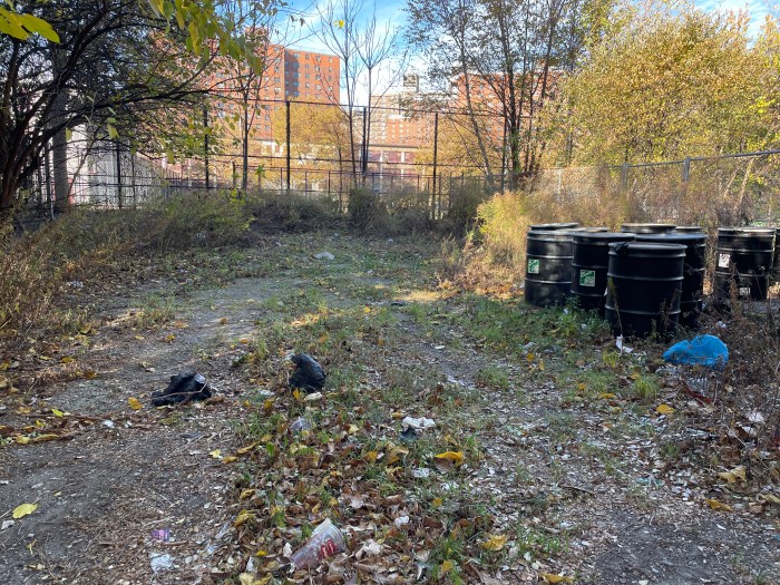 The superfund site on Melrose Avenue is contaminated with volatile organic compounds left over from an old dry cleaning operation. 
