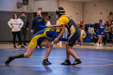 Bronx NYISE wrestler  Amairi Kendra Rey Rodriguez, 15, took down her opponent from Maryland in one of the last matches of the day.