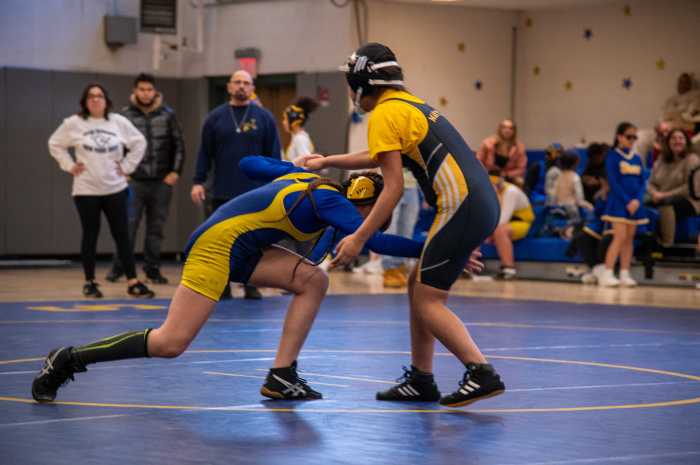 Bronx NYISE wrestler  Amairi Kendra Rey Rodriguez, 15, took down her opponent from Maryland in one of the last matches of the day.