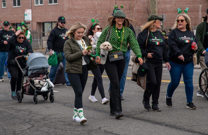 Throggs Neck residents even brought their furry friends to celebrate the borough's rich Irish heritage and the St. Patrick's Day Parade.
